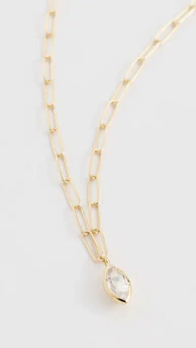 Otiumberg Marquise Lovelink Necklace Gold One Size | Thumbnail 2