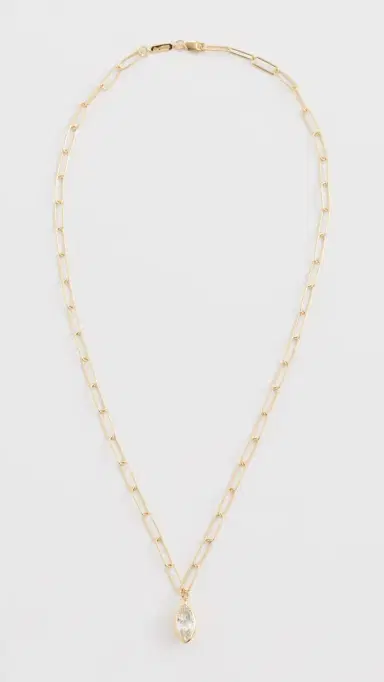 Otiumberg Marquise Lovelink Necklace Gold One Size | Thumbnail 4