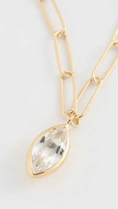 Otiumberg Marquise Lovelink Necklace Gold One Size | Thumbnail 5