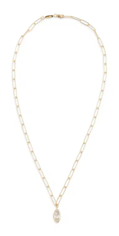 Otiumberg Marquise Lovelink Necklace Gold One Size | Thumbnail 1