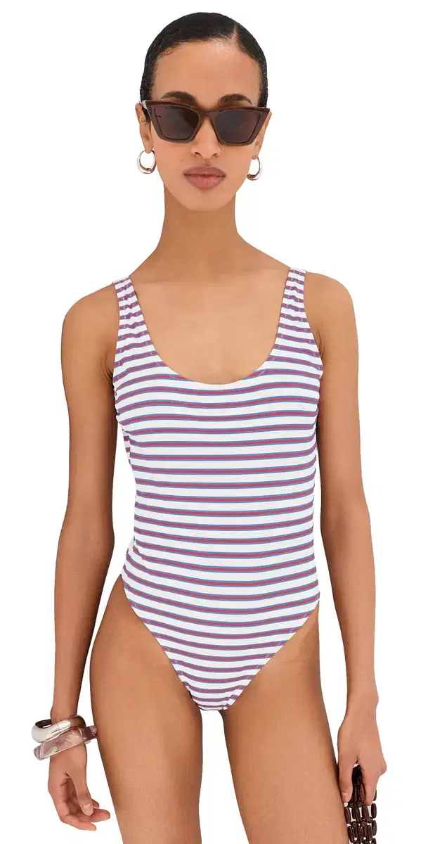 LE BOP coop Neck One Piece VARIGATED TRIPE