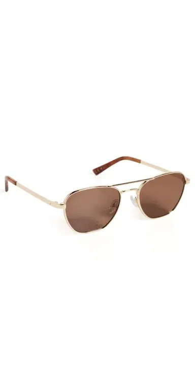 Luv Lou The Chloe Sunglasses Gold One Size | Thumbnail 1