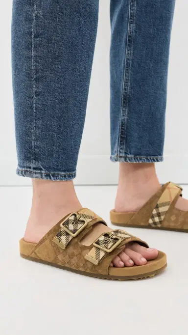 Burberry Suede Urchin Sandals | Thumbnail 3 Burberry Suede Urchin Sandals | Thumbnail 3