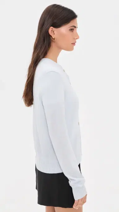 Jenni Kayne Flynn Cashmere Cardigan Baby Blue M | Thumbnail 4