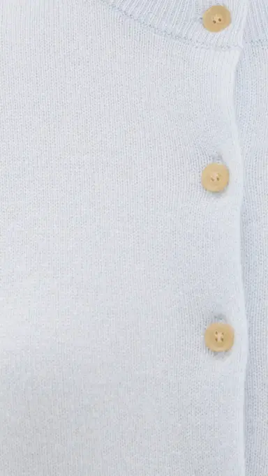 Jenni Kayne Flynn Cashmere Cardigan Baby Blue M | Thumbnail 6