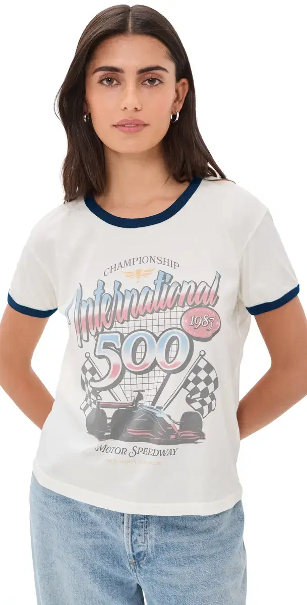Original Retro Brand Motor peedway Ringer Tee AWH/NAV