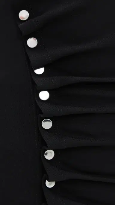 Rabanne Gathered Blouse Black | Thumbnail 6 Rabanne Gathered Blouse Black | Thumbnail 6