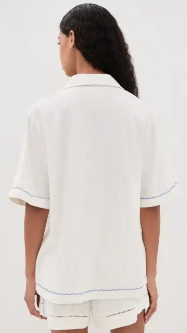 LSpace La Mer Shirt Cream | Thumbnail 3