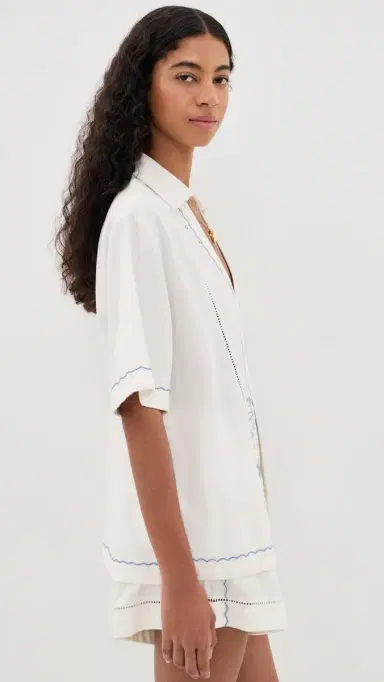 LSpace La Mer Shirt Cream | Thumbnail 4