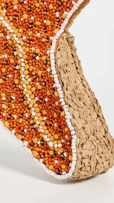 SIMONMILLER Beaded Starfish Bag Orange/Natural One Size | Thumbnail 5 SIMONMILLER Beaded Starfish Bag Orange/Natural One Size | Thumbnail 5
