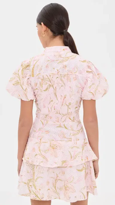 Cleobella Natalie Mini Dress Florabella Print L | Thumbnail 3
