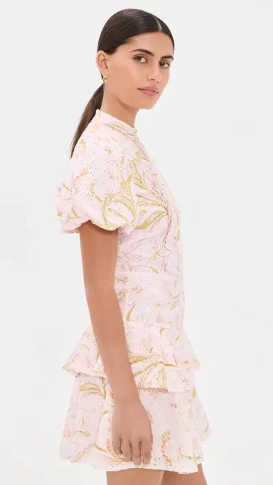 Cleobella Natalie Mini Dress Florabella Print L | Thumbnail 4
