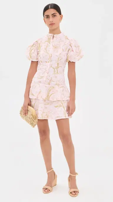 Cleobella Natalie Mini Dress Florabella Print L | Thumbnail 5