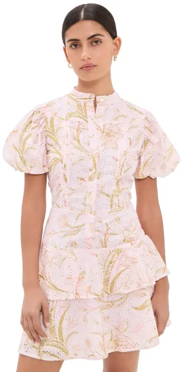 Cleobella Natalie Mini Dress Florabella Print L | Thumbnail 1