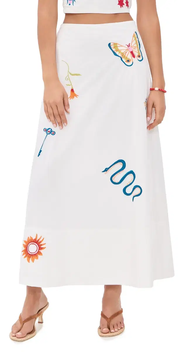 Eden Skirt ontecito Embroidery otif