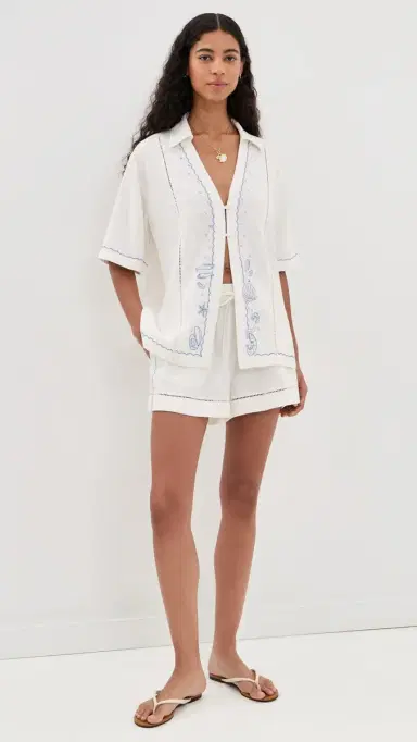 LSPACE a Mer Shorts Cream | Thumbnail 5