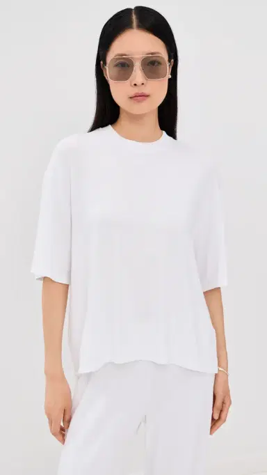 Sprwmn Oversized Boxy Tee White S | Thumbnail 2
