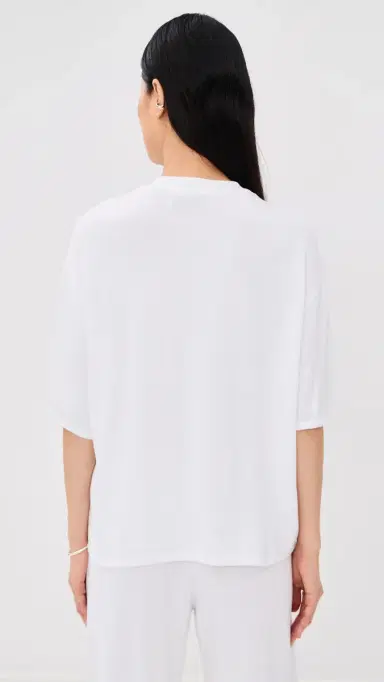 Sprwmn Oversized Boxy Tee White S | Thumbnail 3