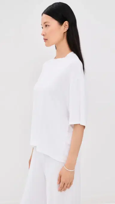 Sprwmn Oversized Boxy Tee White S | Thumbnail 4