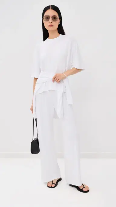 Sprwmn Oversized Boxy Tee White S | Thumbnail 5