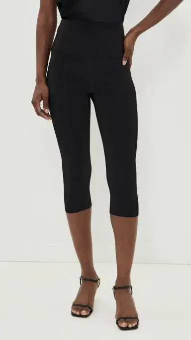 Norma Kamali Pedal Pusher Capri Leggings | Thumbnail 2 Norma Kamali Pedal Pusher Capri Leggings | Thumbnail 2
