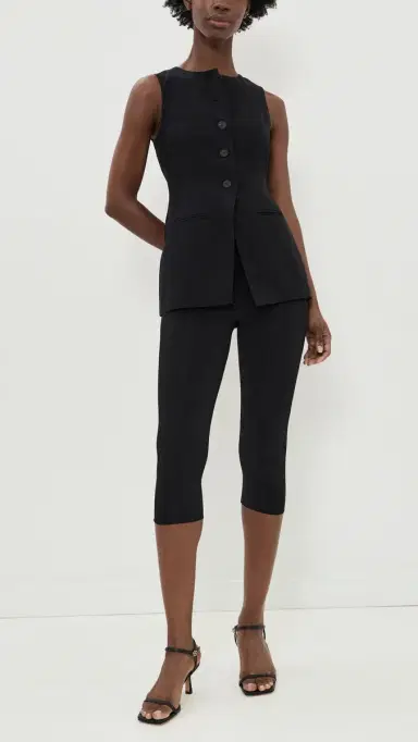 Norma Kamali Pedal Pusher Capri Leggings | Thumbnail 5 Norma Kamali Pedal Pusher Capri Leggings | Thumbnail 5
