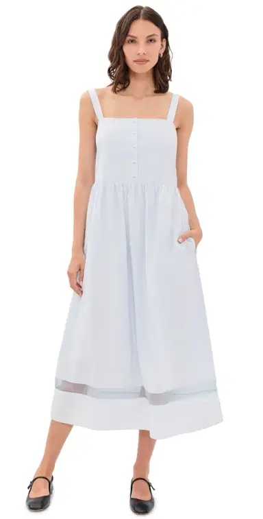 Jenni Kayne Sway Dress Baby Blue L | Thumbnail 1 Jenni Kayne Sway Dress Baby Blue L | Thumbnail 1