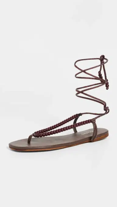 KAANAS Alessa Gladiator Sandals Dark Cocoa | Thumbnail 2