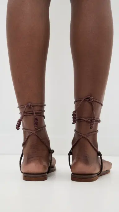 KAANAS Alessa Gladiator Sandals Dark Cocoa | Thumbnail 5