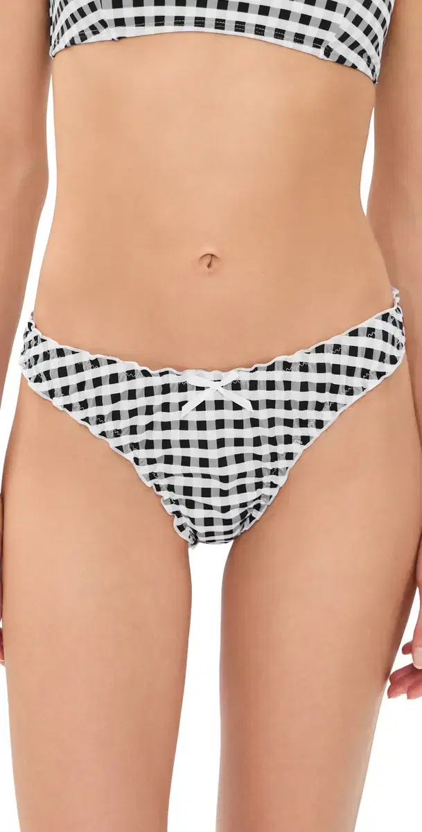 Tide Bikini Bottoms Noir Check