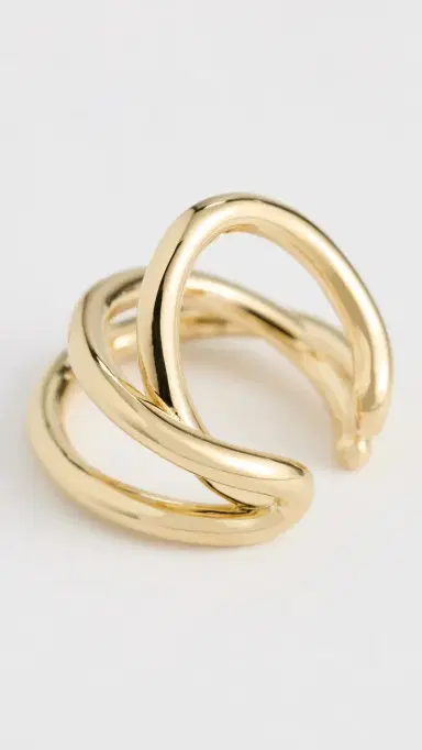 Otiumberg Spiralis Ear Cuff Gold One Size | Thumbnail 4