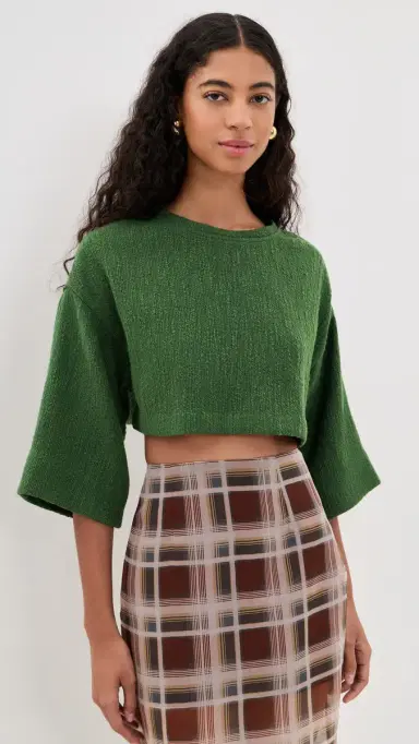 MARRAKSHI LIFE The Cropped T-Shirt Pine Flamme | Thumbnail 2