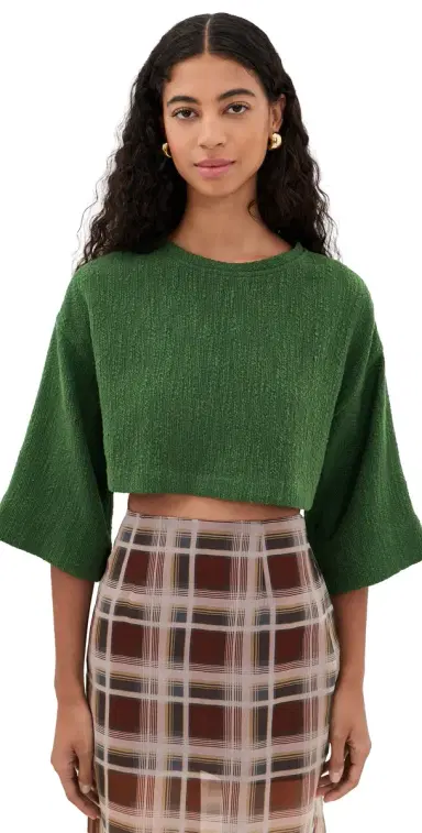 MARRAKSHI LIFE The Cropped T-Shirt Pine Flamme | Thumbnail 1