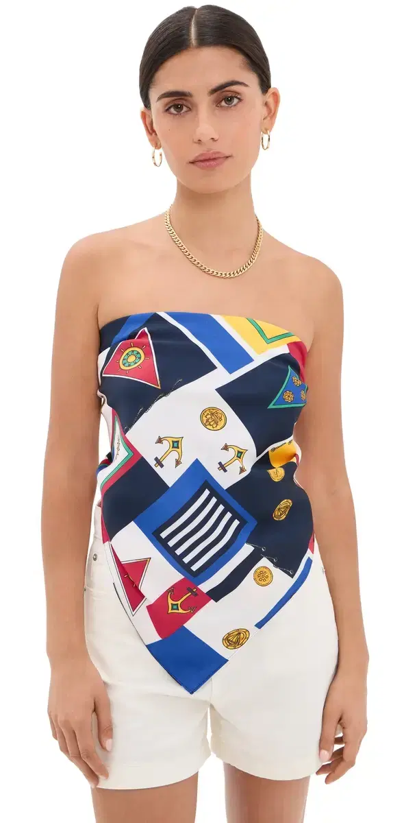 SEROYA Hark Satin Top Regatta