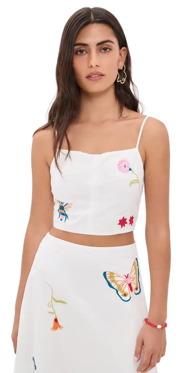 Sage Top ontecito Embroidery otif