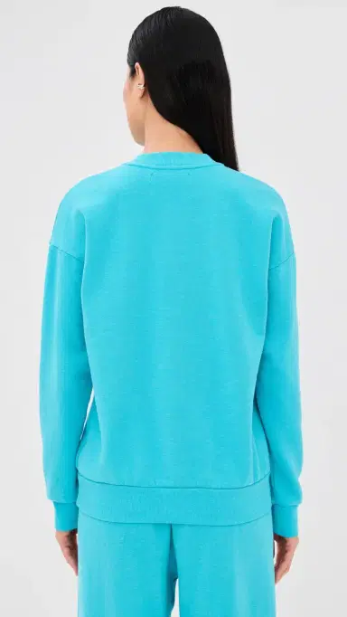 Sprwmn Heart Sweatshirt Aquamarine | Thumbnail 3 Sprwmn Heart Sweatshirt Aquamarine | Thumbnail 3