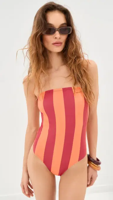 LE BOP Square Neck One Piece arsala/elon | Thumbnail 2