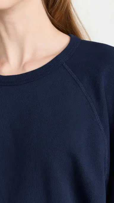 The Great. THE GREAT. The College Sweatshirt True Navy 3 | Thumbnail 6 The Great. THE GREAT. The College Sweatshirt True Navy 3 | Thumbnail 6
