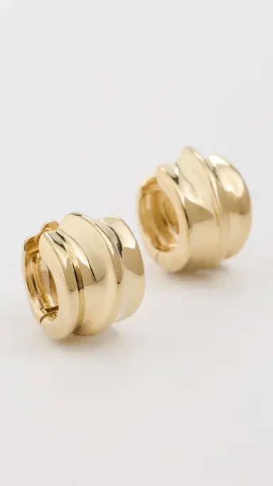 Otiumberg Small Wave Hoop Earrings | Thumbnail 2 Otiumberg Small Wave Hoop Earrings | Thumbnail 2