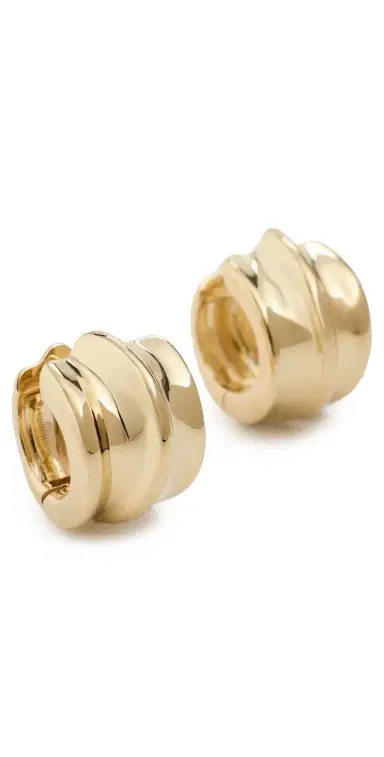 Otiumberg Small Wave Hoop Earrings | Thumbnail 1 Otiumberg Small Wave Hoop Earrings | Thumbnail 1