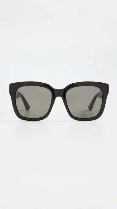 Gucci Minimal Sunglasses Black-Black-Smoke One Size | Thumbnail 2