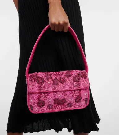 Staud Tommy beaded shoulder bag | Thumbnail 5 Staud Tommy beaded shoulder bag | Thumbnail 5