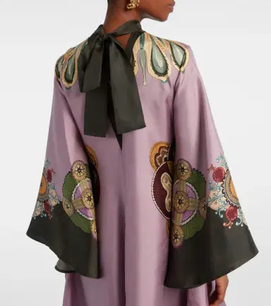 La DoubleJ Magnifico printed silk twill kaftan | Thumbnail 4 La DoubleJ Magnifico printed silk twill kaftan | Thumbnail 4