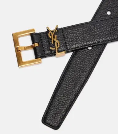 Saint Laurent Cassandre leather belt | Thumbnail 2