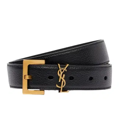 Saint Laurent Cassandre leather belt | Thumbnail 1