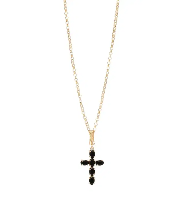 Dolce & Gabbana Cross embellished chain necklace