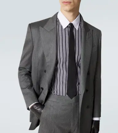 Tom Ford Leather tie | Thumbnail 2 Tom Ford Leather tie | Thumbnail 2