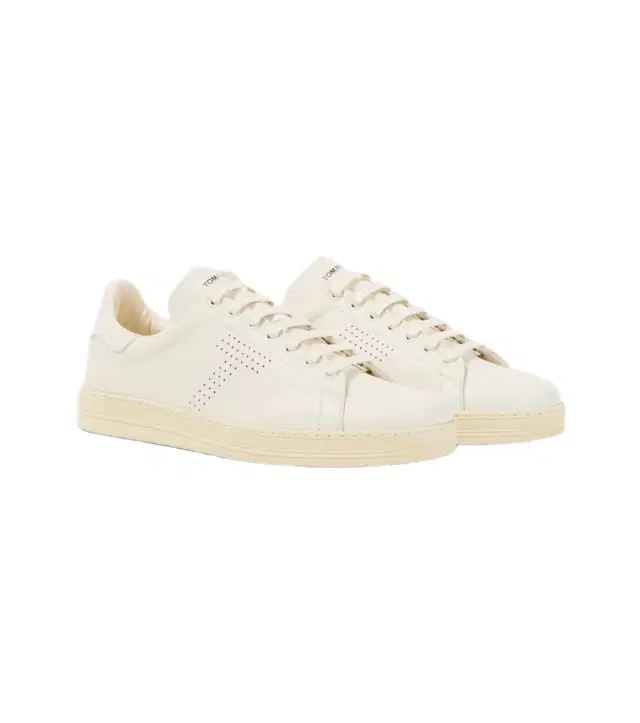 Tom Ford Warwick perforated leather sneakers