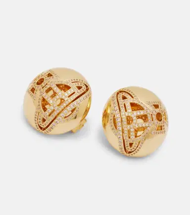 Vivienne Westwood Lennie Orb embellished earrings | Thumbnail 4 Vivienne Westwood Lennie Orb embellished earrings | Thumbnail 4