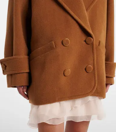Chloe Chloé Double-breasted virgin-wool coat | Thumbnail 2 Chloe Chloé Double-breasted virgin-wool coat | Thumbnail 2